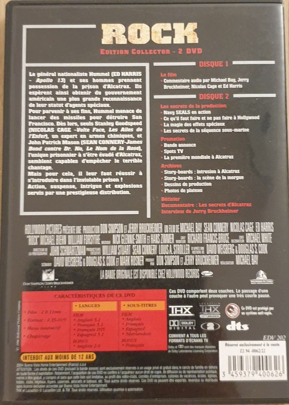 Alle DVDs: Rock (1996) – Gebraucht aus La Tour-de-Peilz von Resize 1