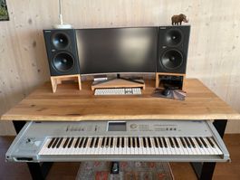 Korg Triton pro 76 mit EXB SCSI Karte