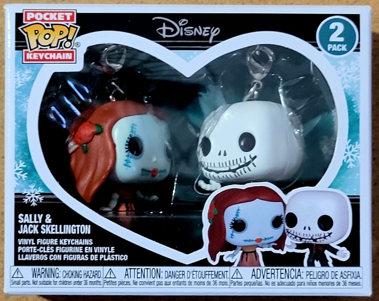 Funko Figurines: Funko Pop Pocket Keychain  Sally & Jack Skellington – Neuf avec emballage d'origine à Montet (Glâne) par KOADA