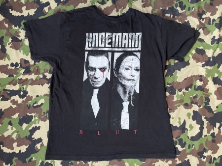 2019 T-Shirt Ramstein Lindemann Blut 2 Prints Sz XL