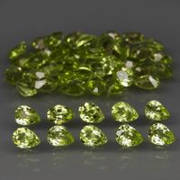 16 x VVS Natur Peridot Edelstein unbehandelt 2.725ct tw.