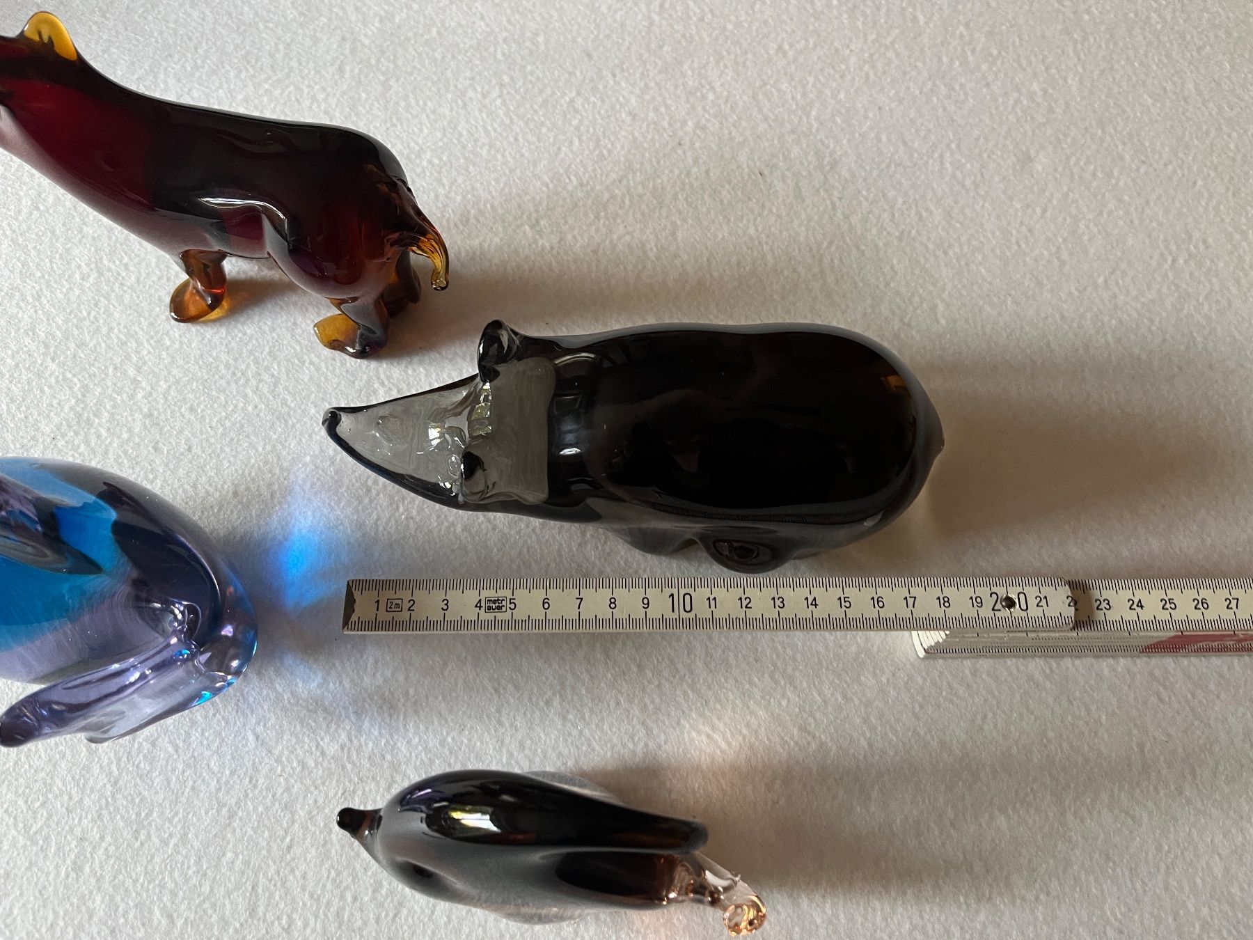 Statuette: 4 Glas-Tiere, Vollglas – Usato da Hettlingen venduto da Kaeptnpum 5