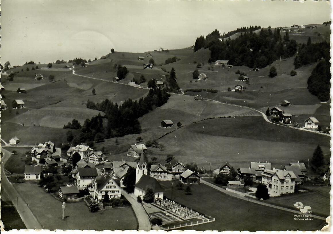 Cartoline postali: mit dem Flugzeug über Ennetbühl – Usato da Hochdorf venduto da Ziegel-16