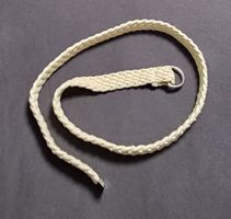 geflochtener Gürtel in Beige