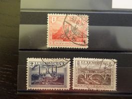 Luxemburg Mi Nr. 134-136 gestempelt (Y347)