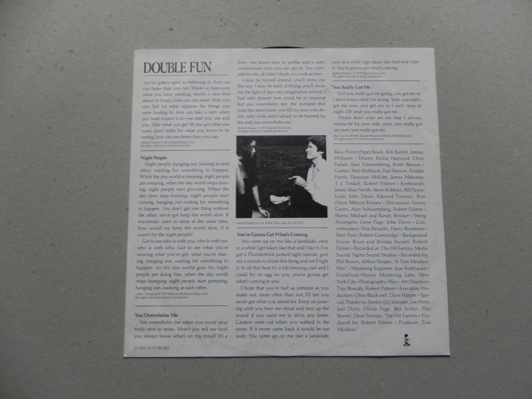 Dischi in vinile: LP brit. Pop Musiker Robert Palmer 1978 Double Fun – Usato da Siebnen venduto da krimsie 2