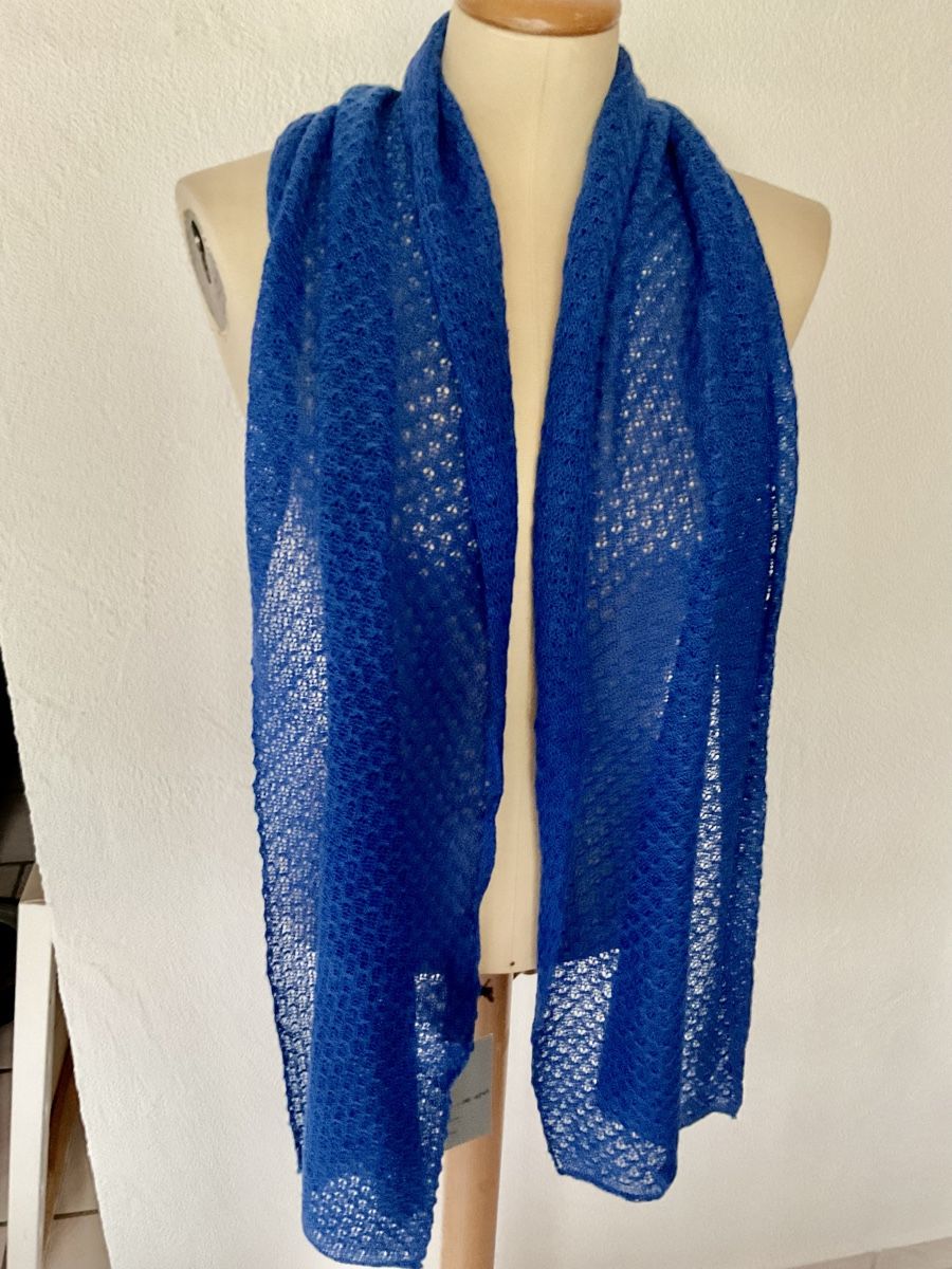 Foulard & Sciarpe: Linara LinenSchal blau – Nuovo (secondo la descrizione) da Wil ZH venduto da RiccardaWegmann