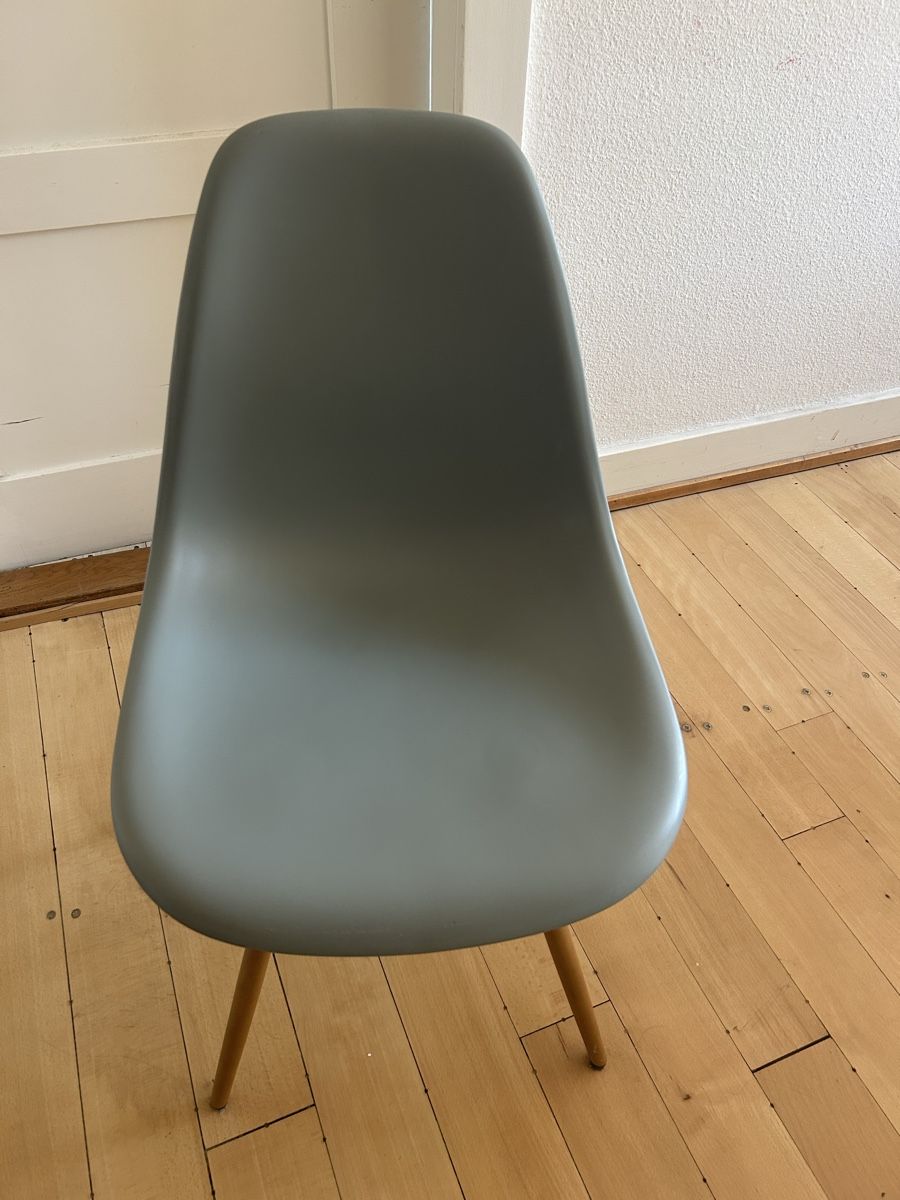 Vitra Sedie: Original Vitra Plastic Chair Graugrün – Usato da zürich venduto da lis_9nv5 3