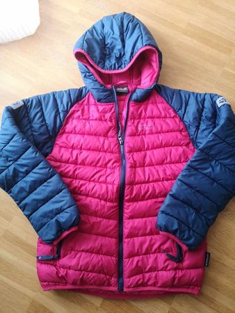 Jack Wolfskin Steppjacke Gr.152 Pink/Blau-Top Zustand!