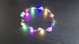Kopfschmuck LED Blumenkranz