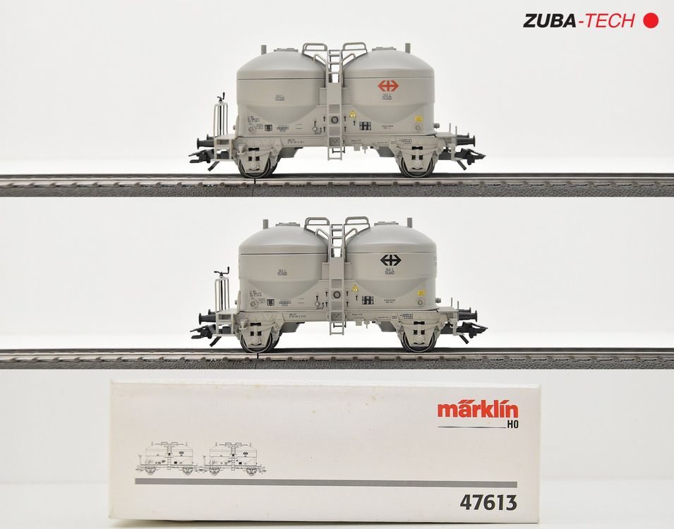 Märklin 47613 Silowagen-Set 2tlg SBB H0 WS mit OVP (Neu (gemäss ...