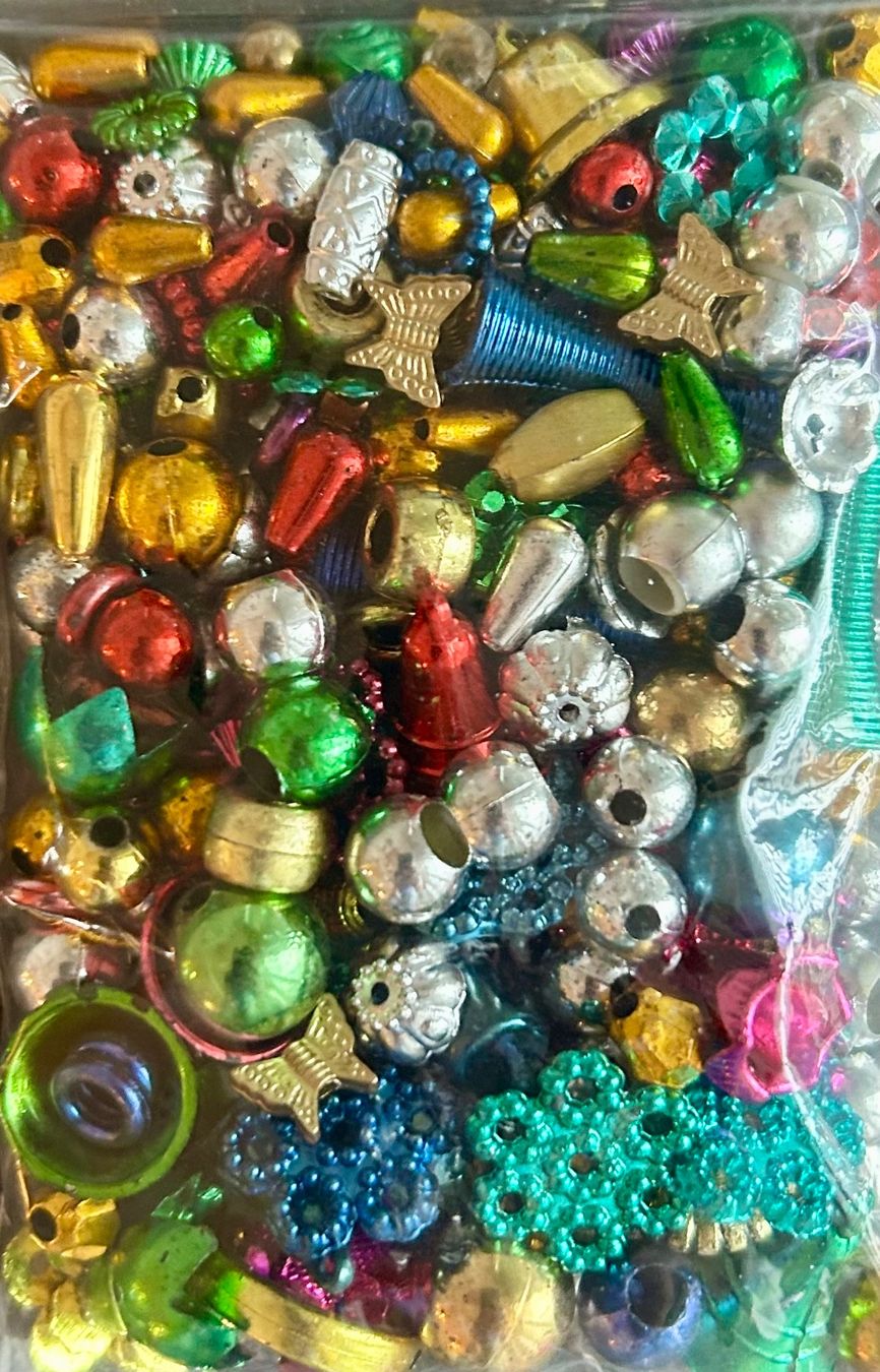 Perle (finte): Acryl Bastelperlen Bunter Mix, glänzend, ca 65g – Nuovo e nell'imballaggio originale da Geneve venduto da vane267