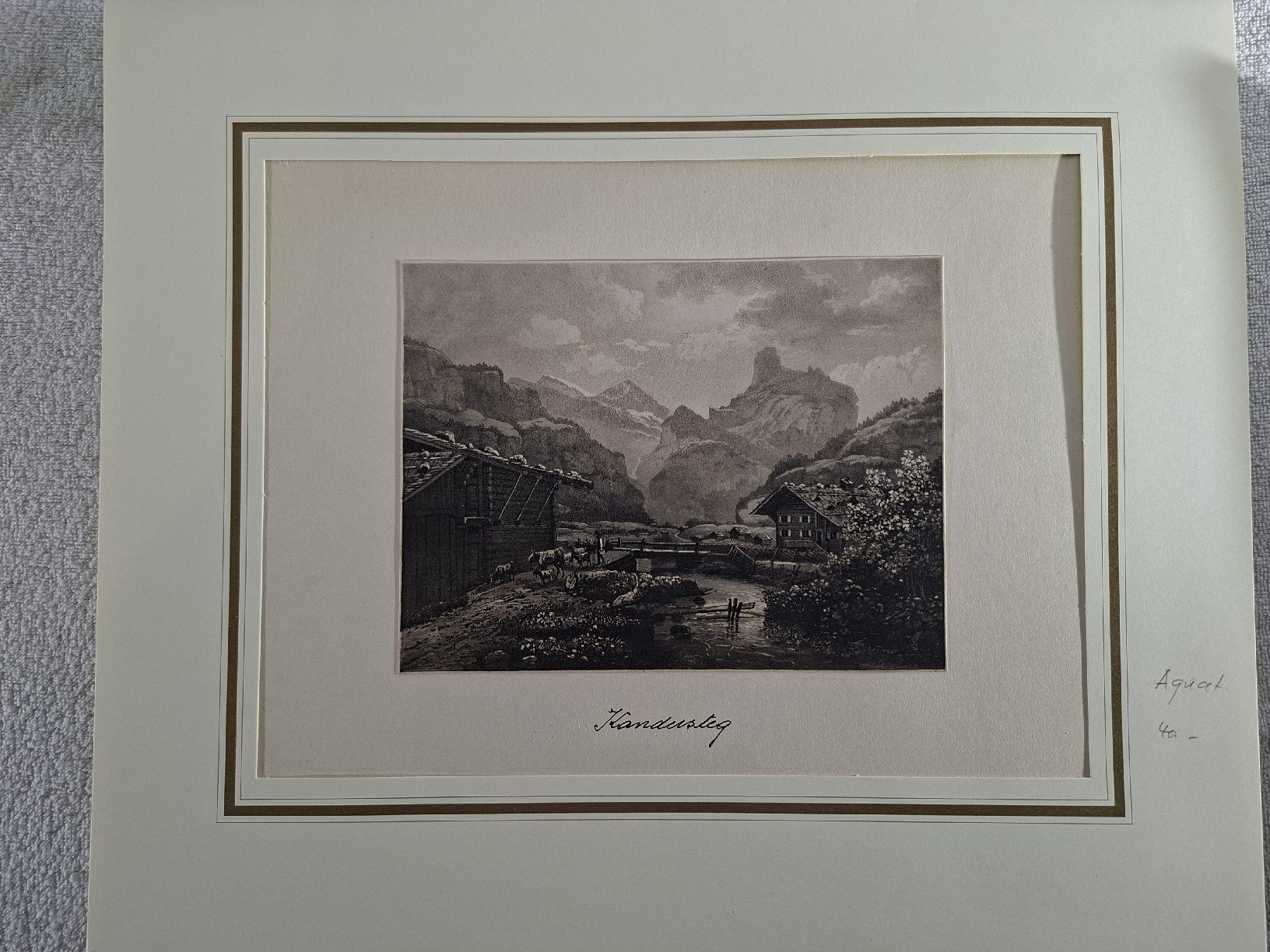 Gravures: Lot 37 ,5 Stiche  – D'occasion à Grindelwald par carro5 6
