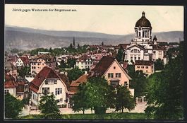 Zürich, Teilansicht gegen Westen von de