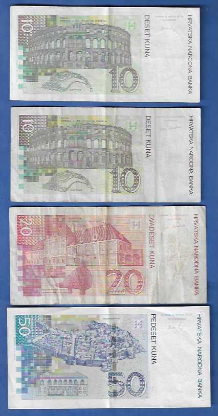Banconote: Crostia  -  90  Kuna  Gebraucht – Usato da Gordola venduto da coinsandnotes 1