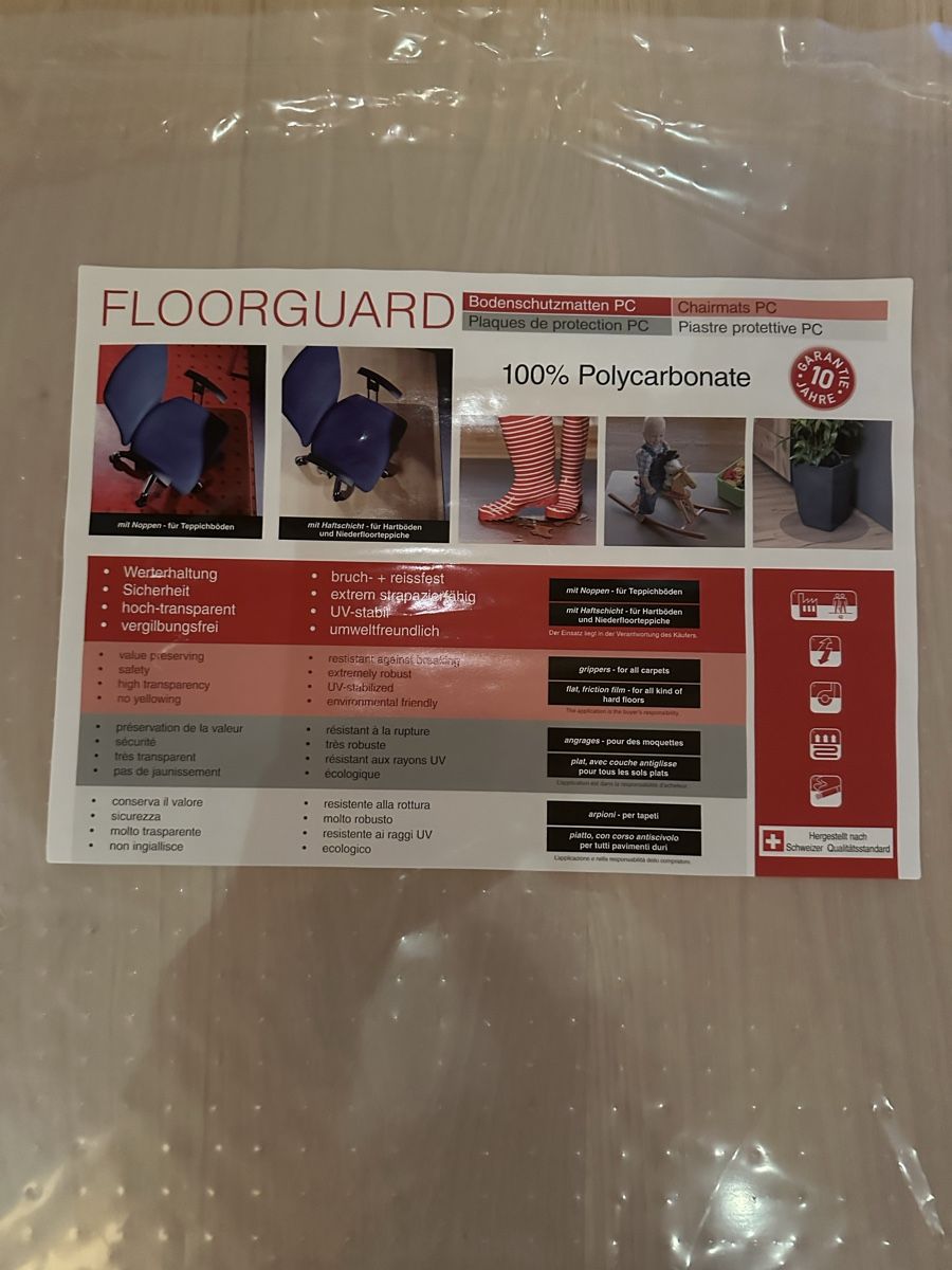 Tapis de sol: Bodenschutzmatte – Neuf (Voir description) à Alchenstorf par Velofahrt