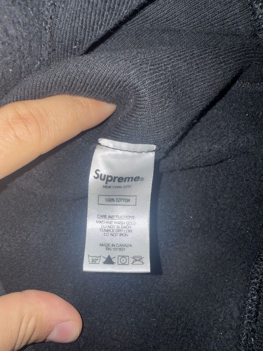 Maglioni & Felpe: Kapuzenpullover Supreme Box Logo (FW17) schwarz – Usato da Bolligen venduto da lee_orange 1