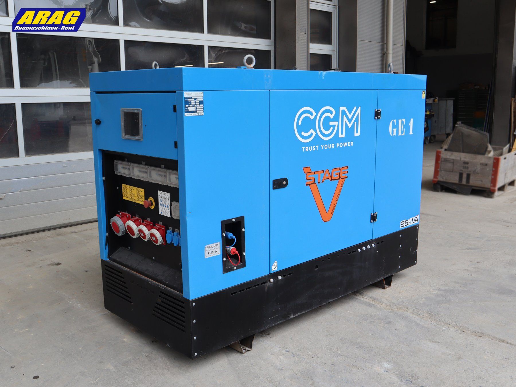 Generatori di corrente: CGM V35Y Notstromaggregat – Usato da Hasle LU venduto da Arag08 5