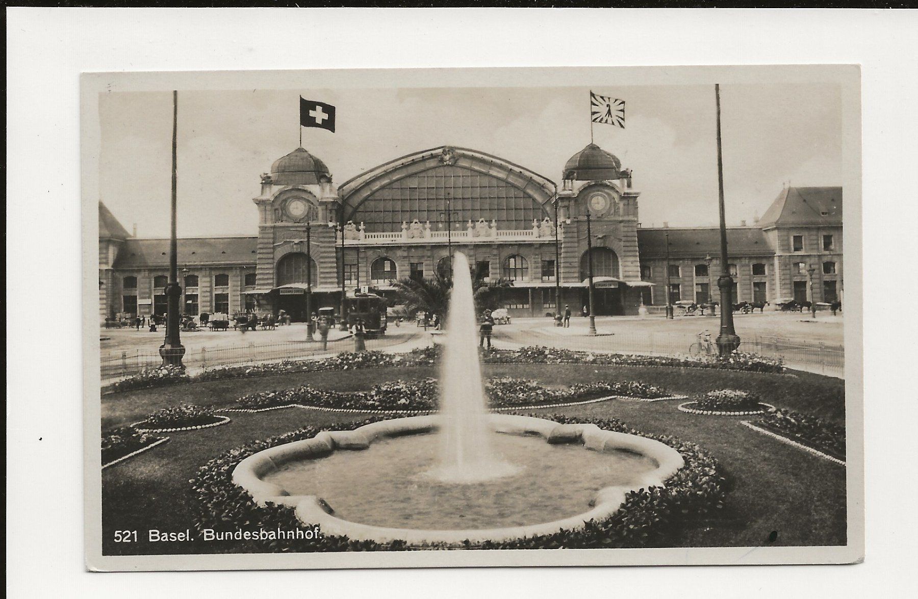 Ansichtskarten: AK 1931 Basel Bundesbahnhof – Gebraucht aus Greifensee von 315WDO