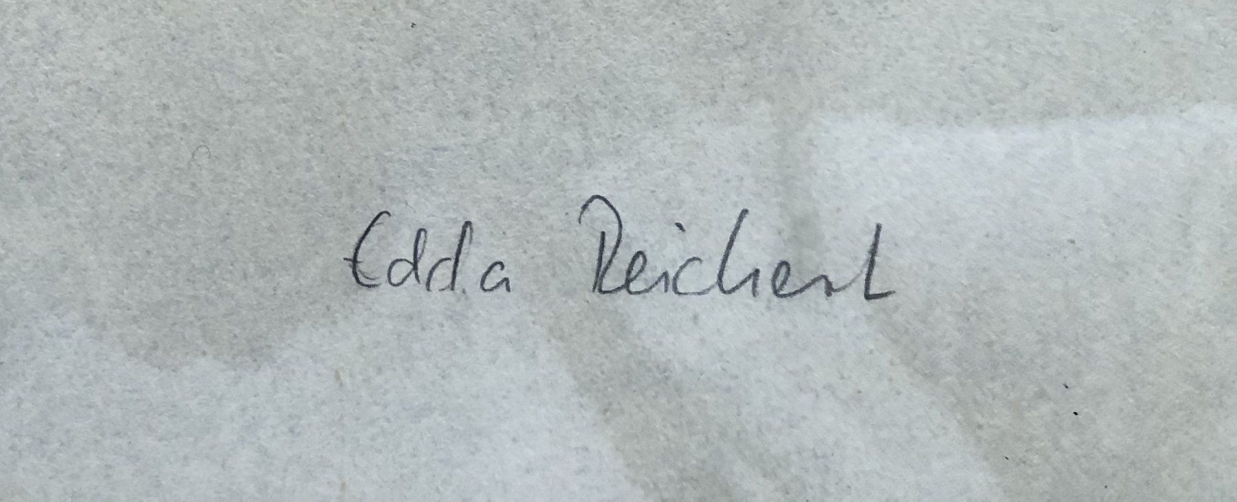 Dipinti: Edda Reichert - Batik Gemälde - "Brauner Kerbel" – Usato da Schaffhausen venduto da durruti 4
