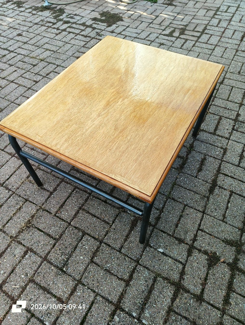Tavoli: Table école enfantine rectangulaire - structure métallique  – Usato da Veyrier venduto da MJ69BROC 3