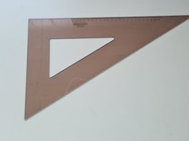 Geodreieck Winkel/Lineal Kum No. 42-60 TS
