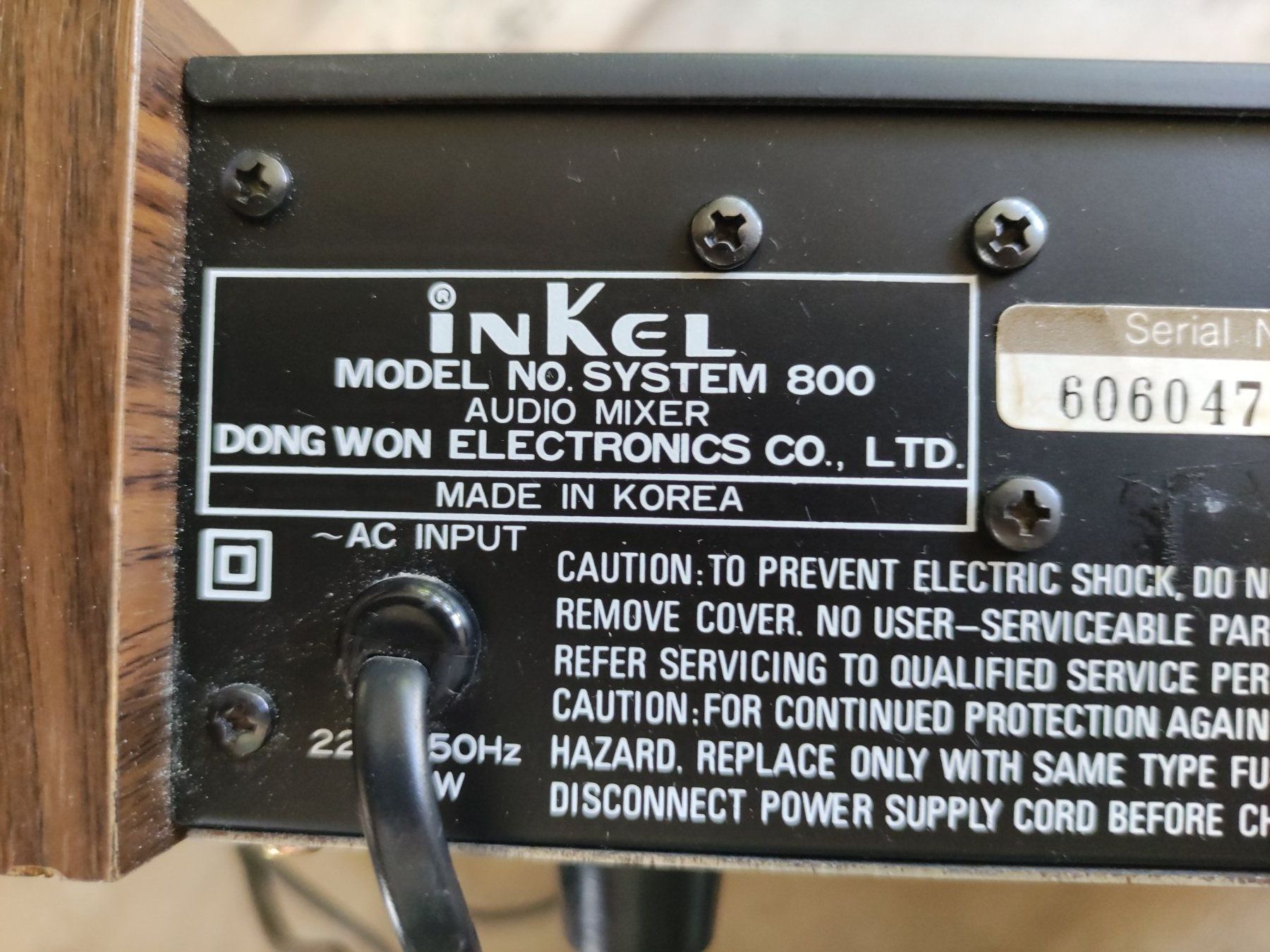 Console di mixaggio: Mischpult Inkel System 800 mit BBD Echo – Usato da Wetzikon ZH venduto da schirkahn 5