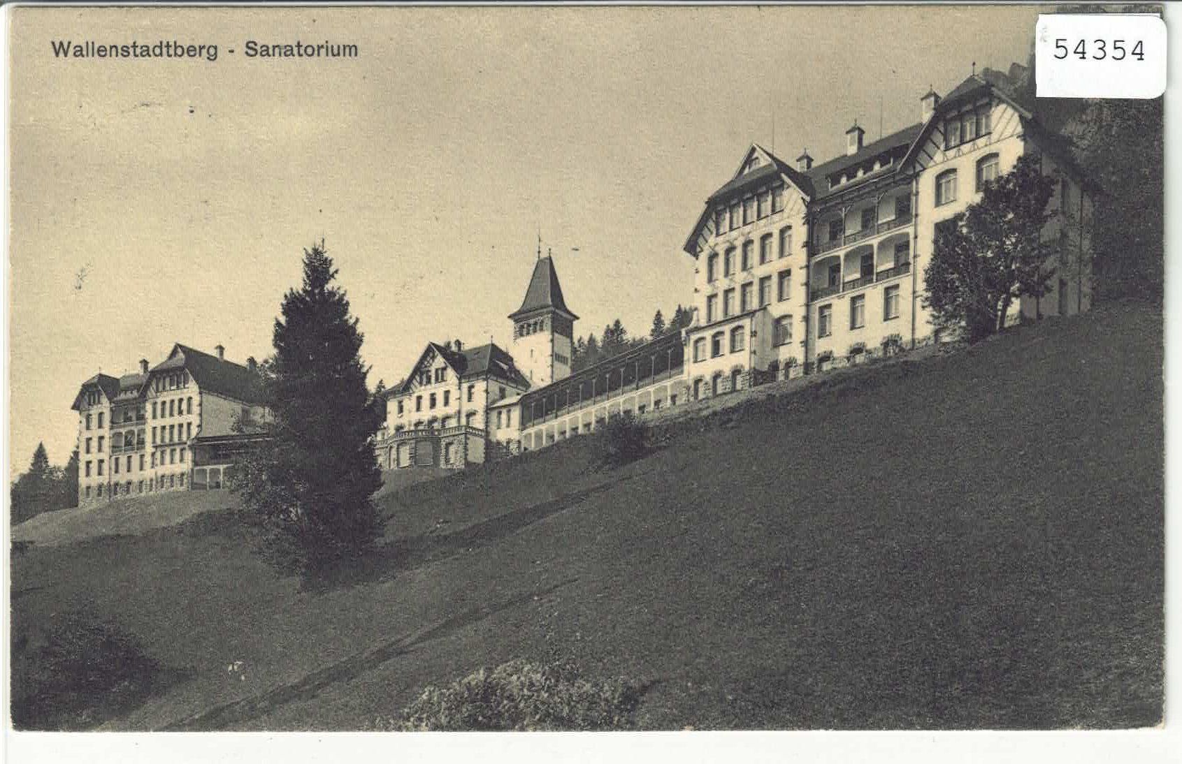 Cartoline postali: Wallenstadtberg - Sanatorium – Usato da Ettingen venduto da Kartenplanet