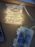 LED-Lichterkette 10 m, 100 LEDs – mit Fernbedienung