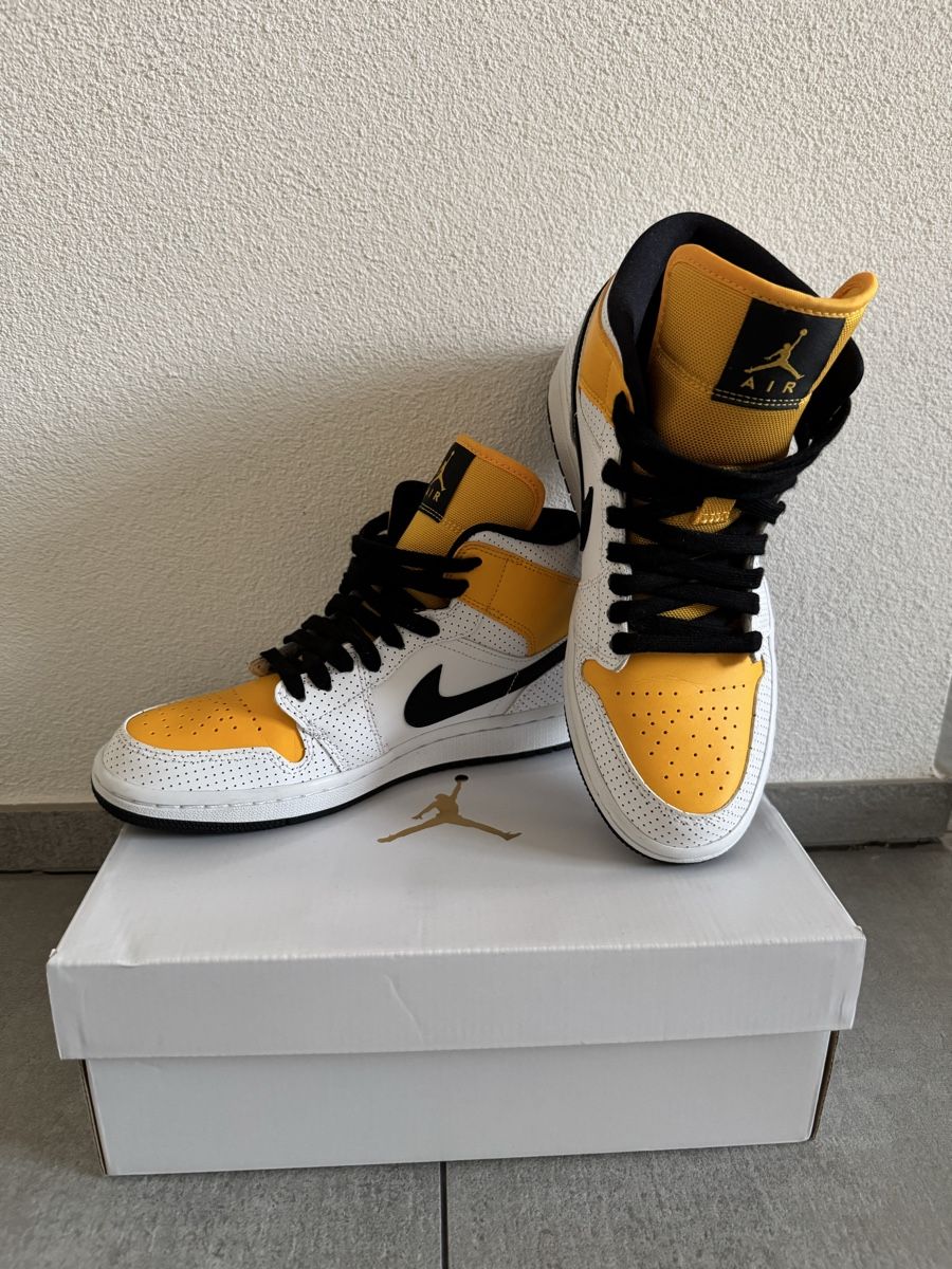 Scarpe da donna: WMNS Air Jordan 1 mid - Laserorange – Nuovo (secondo la descrizione) da Amriswil venduto da a_g_n58c 1