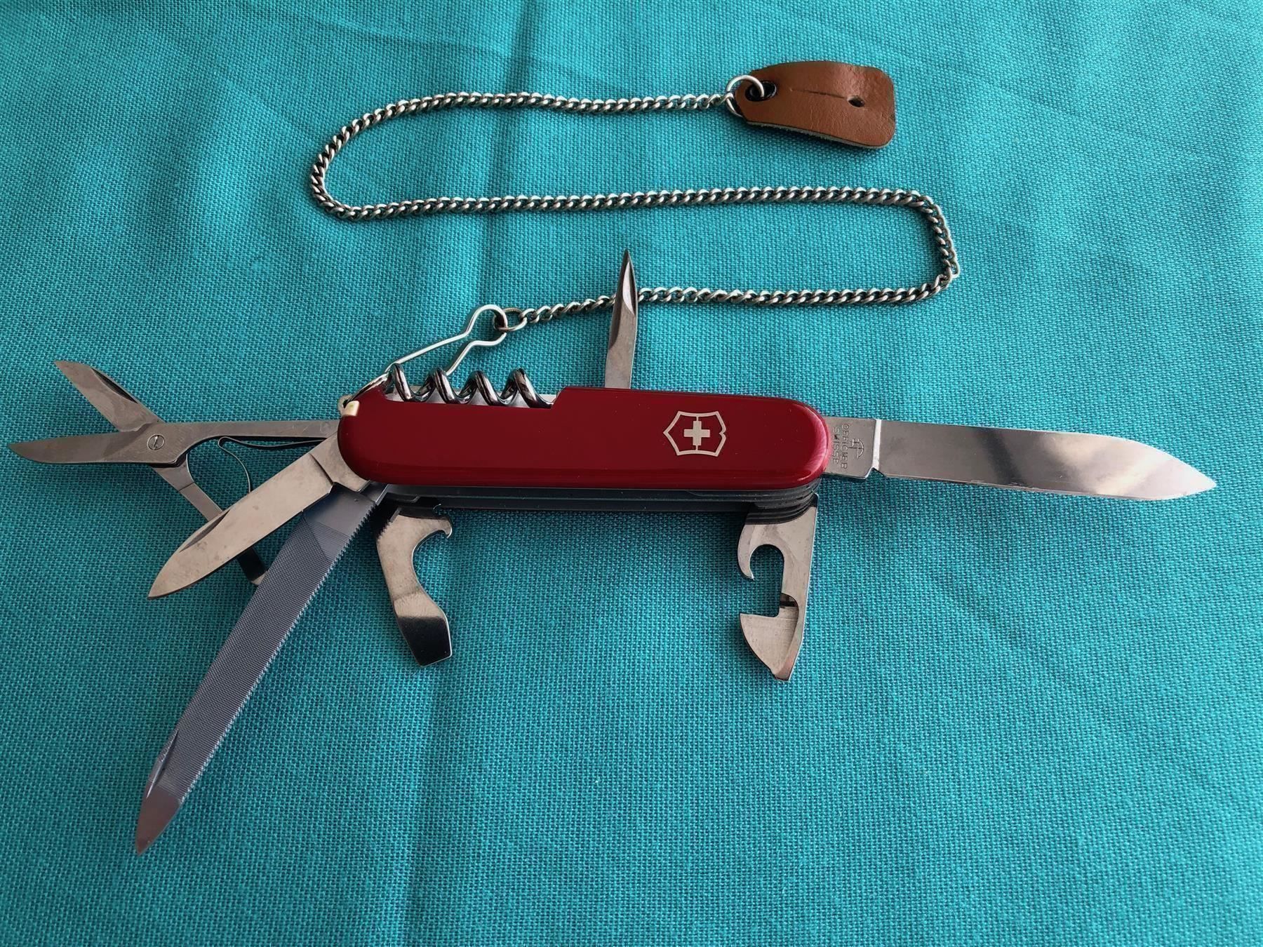 Coltelli tascabile: Schweizer VICTORINOX Armee Messer, Kette – Usato da Steinhausen venduto da Super05 5