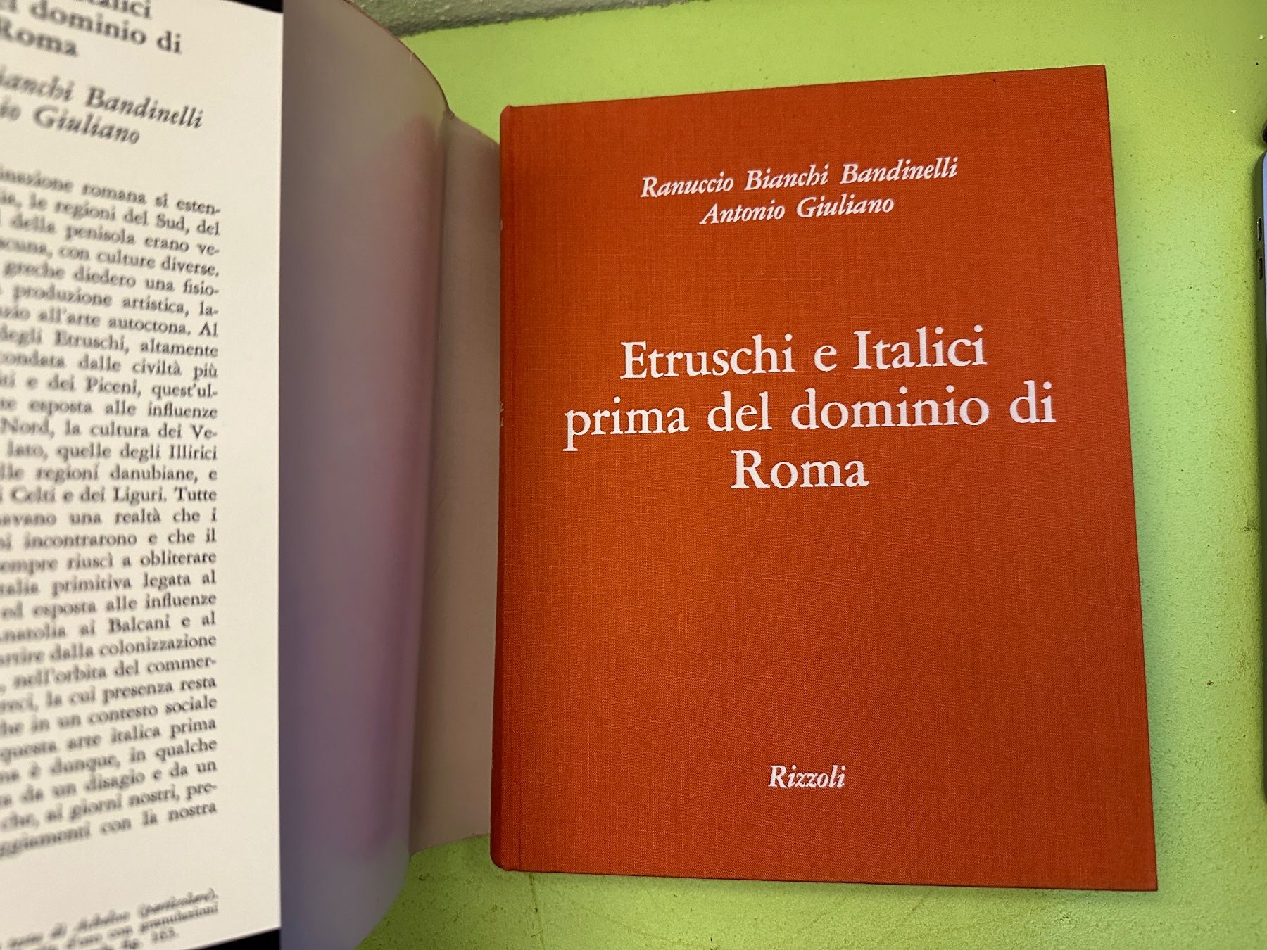 Libri: Bandinelli, Giuliano: Etruschi e Italici – Usato da Zürich venduto da allp 1