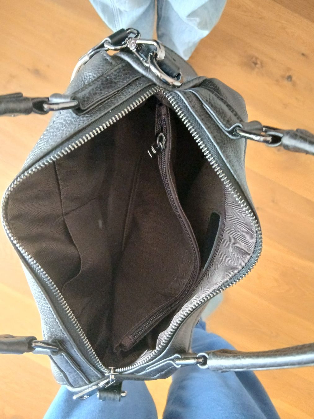 Borse: Leder Tasche Anthrazit  – Usato da Richterswil venduto da Dude05 2