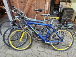 3 Fahrräder Bikes Velos div. Marken aus Räumung Scheunenfund