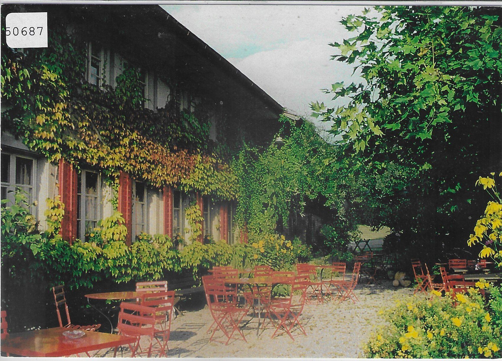 Cartoline postali: Obstgarten Restaurant - Oberlangenhard – Usato da Ettingen venduto da Kartenplanet