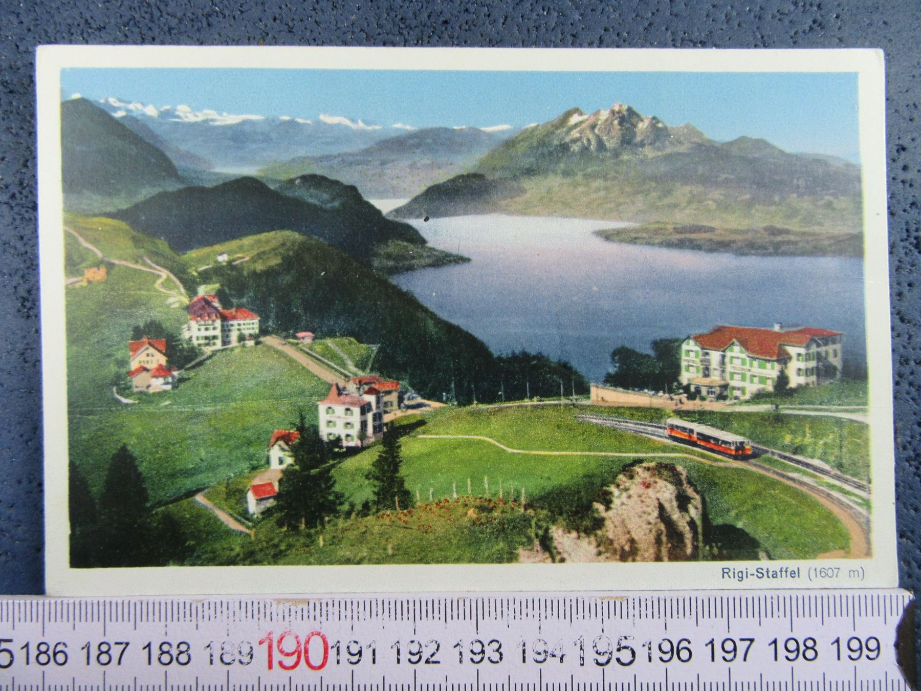 Ansichtskarten: RIGI STAFFEL HOTELS BAHN SZ AK – Gebraucht aus Ettingen von Hausi4711