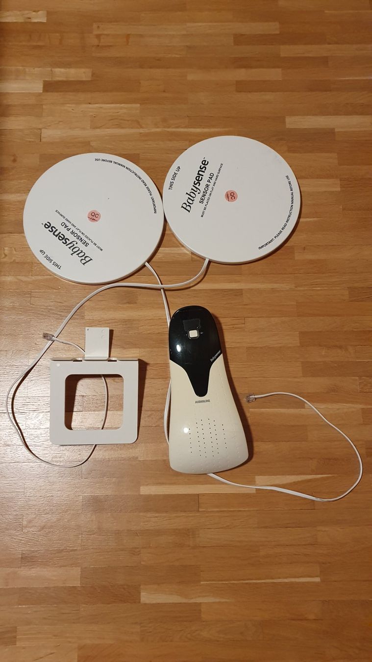 Attrezzature mediche: Audioline Babysense Atmungsmonitor mit Sensorplatten – Usato da Grabs venduto da stzoli