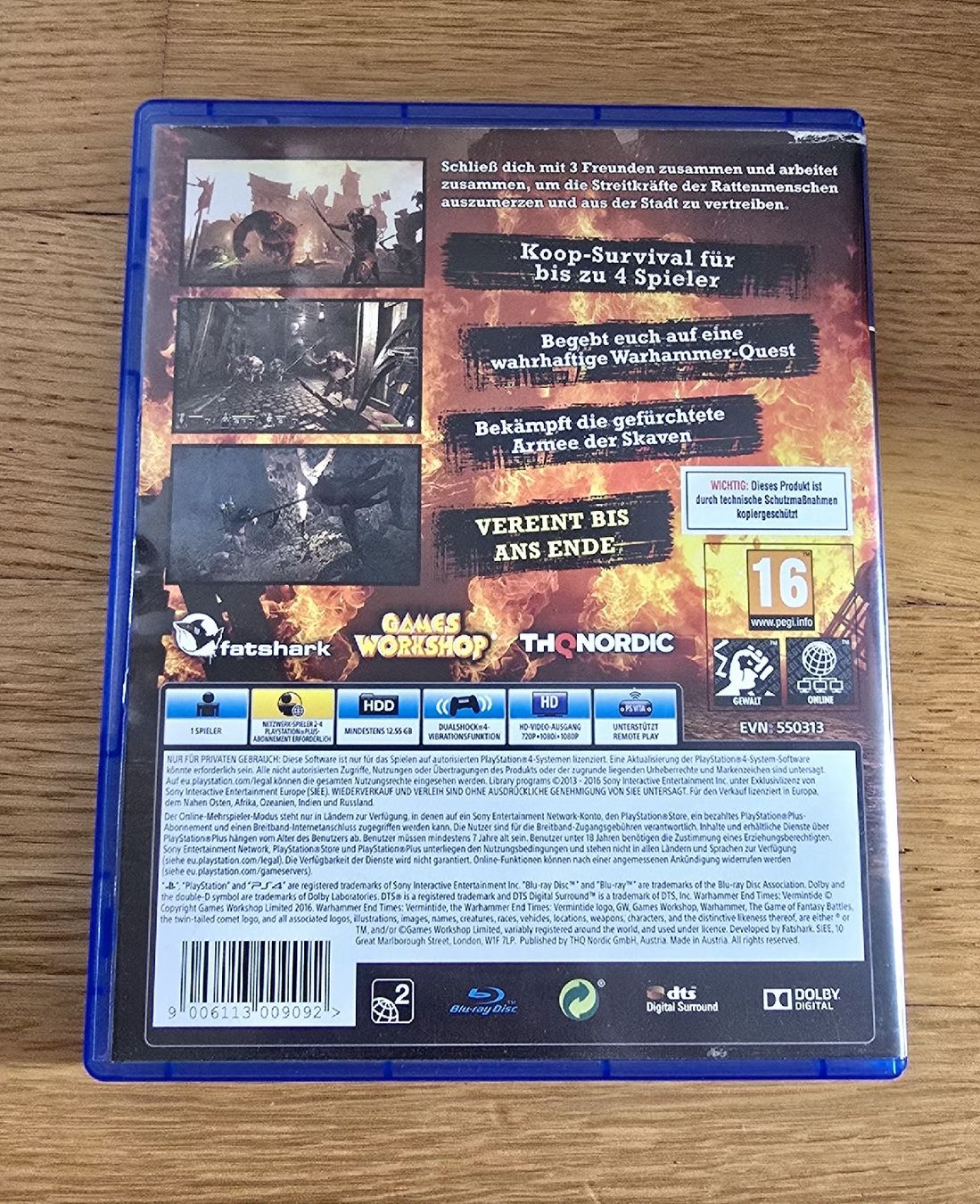 Spiele: Warhammer Vermintide PS4 – Gebraucht aus Genève von MariaS2 3