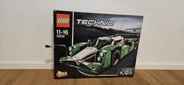 LEGO Technic Rennwagen 42039 teilweise montiert gebraucht