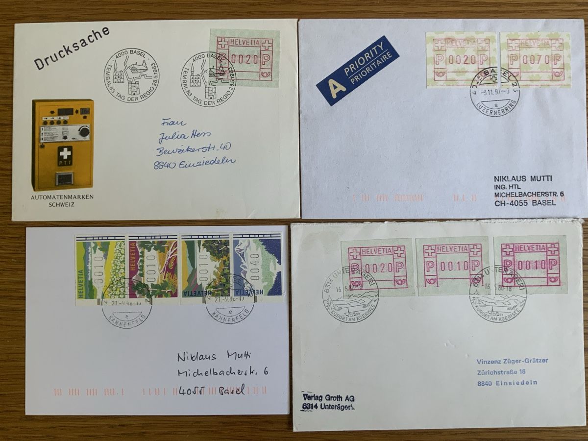 Tous les timbres: Automatenmarken – D'occasion à Binningen par chr_cr5n