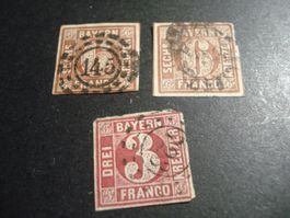3 uralte Marken Bayern o