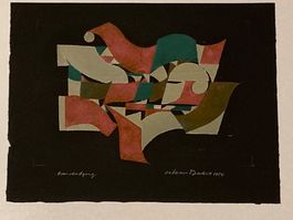 Oskar Dalvit 1951 (1911-1975) Holzschnitt signiert Handabzug
