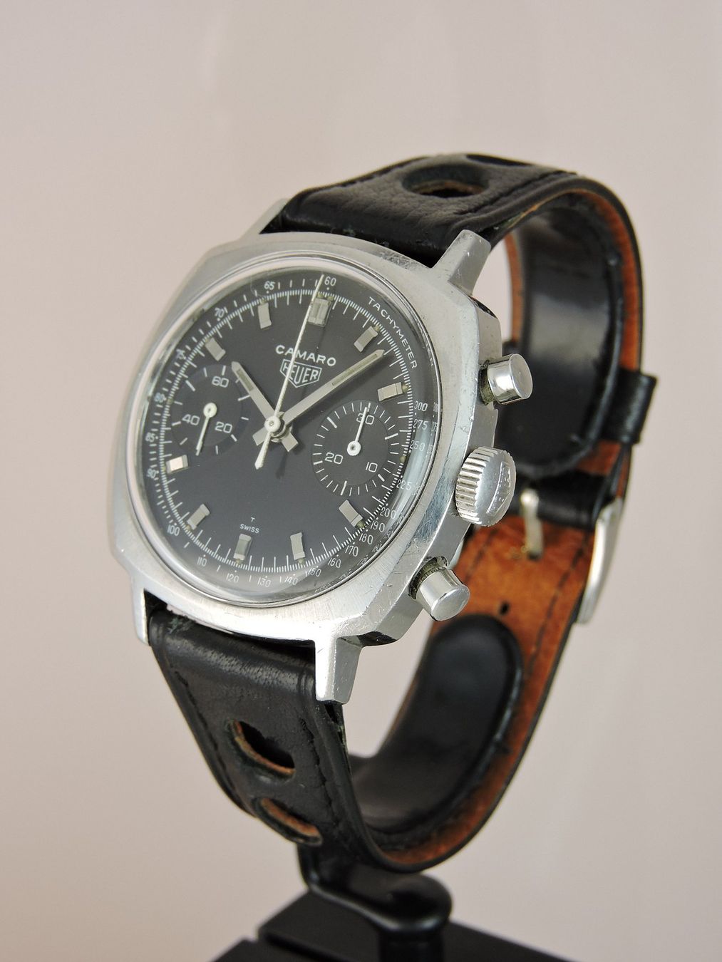 Tag Heuer Uhren: 1969 Heuer Camaro 7743 NT cal.7730 - Serviced – Gebraucht aus Bern von Vintage-Oyster 1
