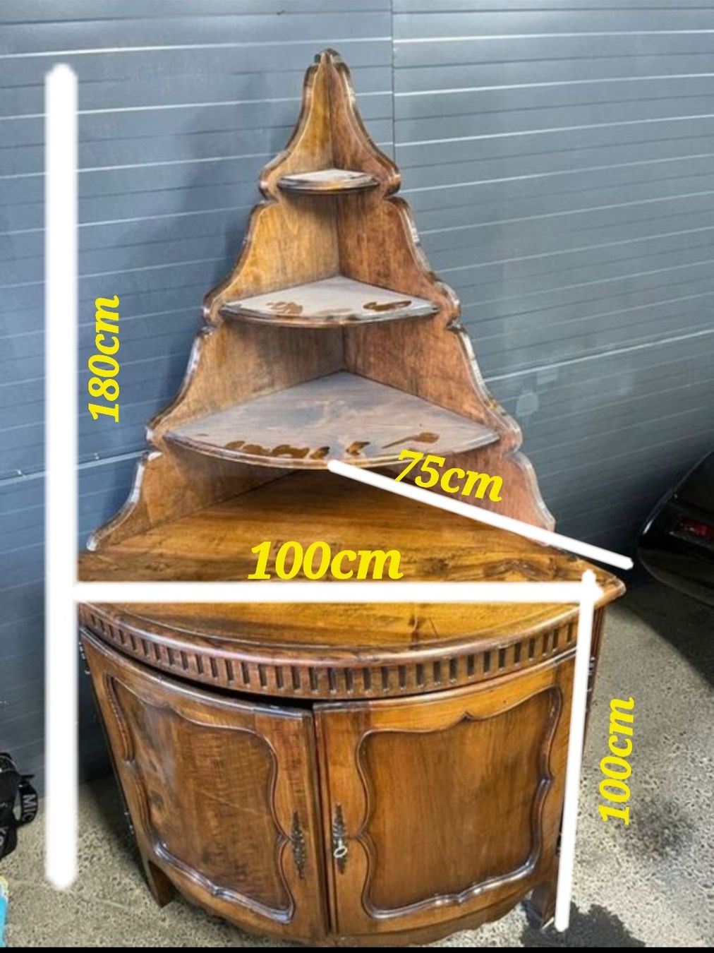 Credenze: Grande encoignure / meuble d'angle grande taille – Usato da Servion venduto da meno999 4