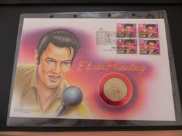 Münzbrief São Tomé e Principe 500 Dobras 1993 Elvis Presley
