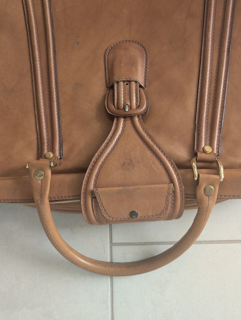 Borse: Vintage Reisetasche aus Leder – Usato da Thalwil venduto da sultan03 6