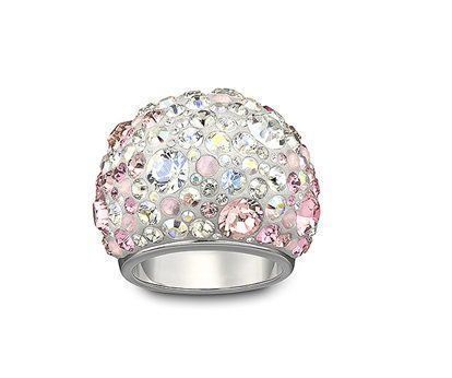 Swarovski Anelli: Original Swarovski Mini Chic Multi Multicolor Ring 60 Rose – Nuovo e nell'imballaggio originale da Suhr venduto da Juvelia 3