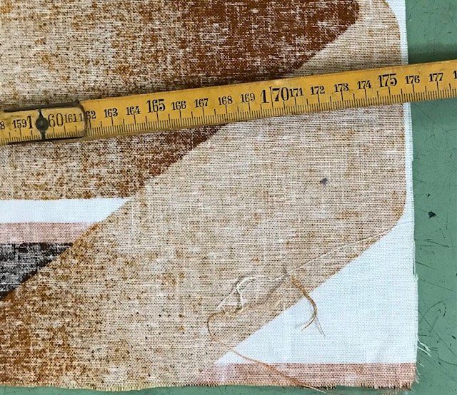 Stoffe: Vorhang Stoff 70er geometrische Musterung – Gebraucht aus Zürich von gigimai67 6