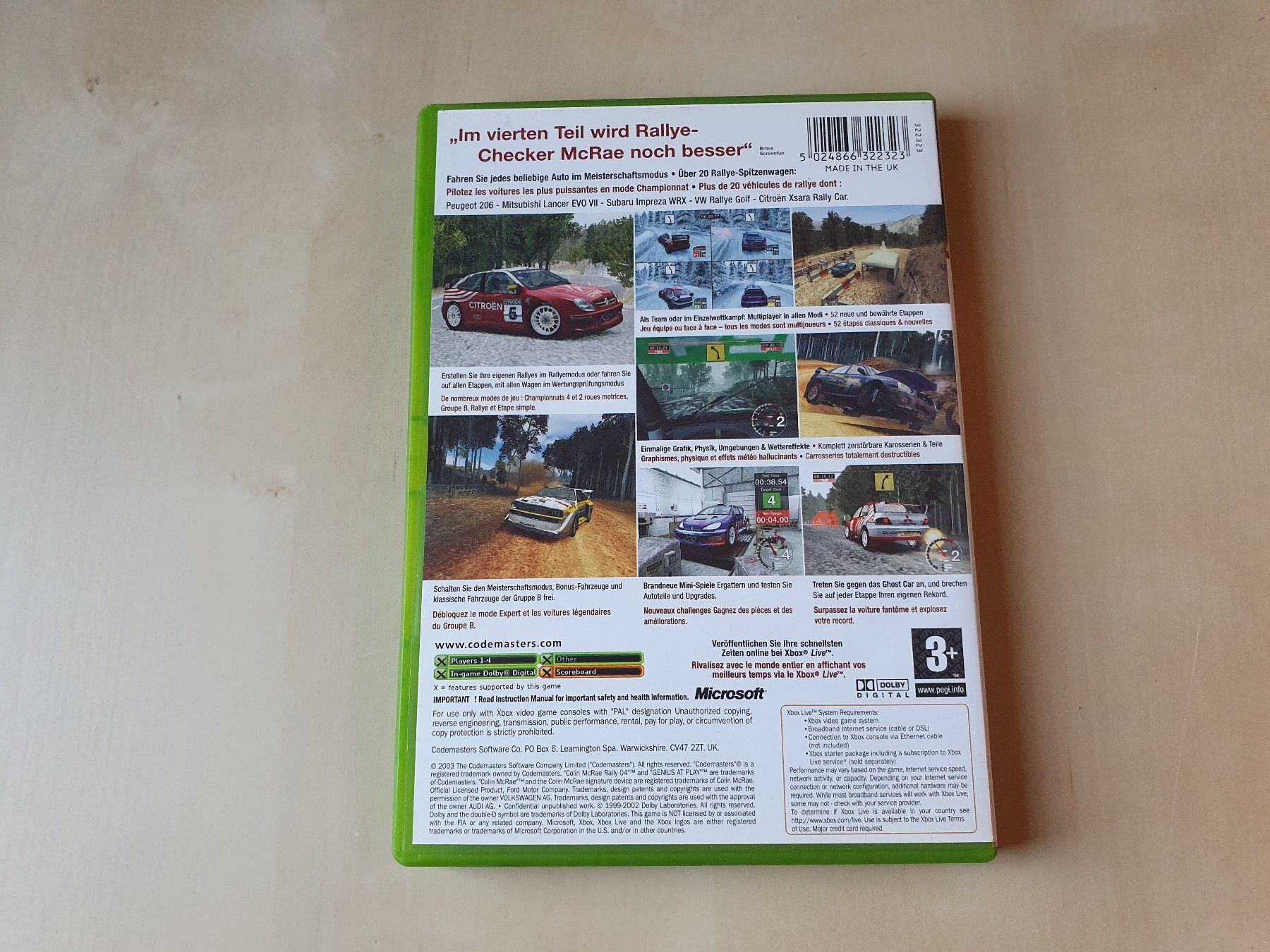 Microsoft Giochi: Colin Mcrae Rally 04 – Usato da Stansstad venduto da collectorsshop 1