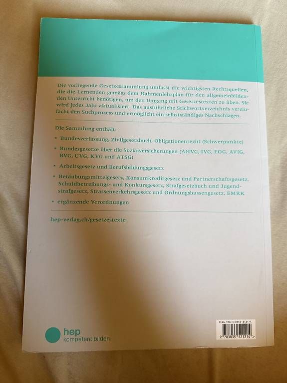 Libri: Gesetzestexte (W&R) – Usato da Sarnen venduto da ale_7ph7 1